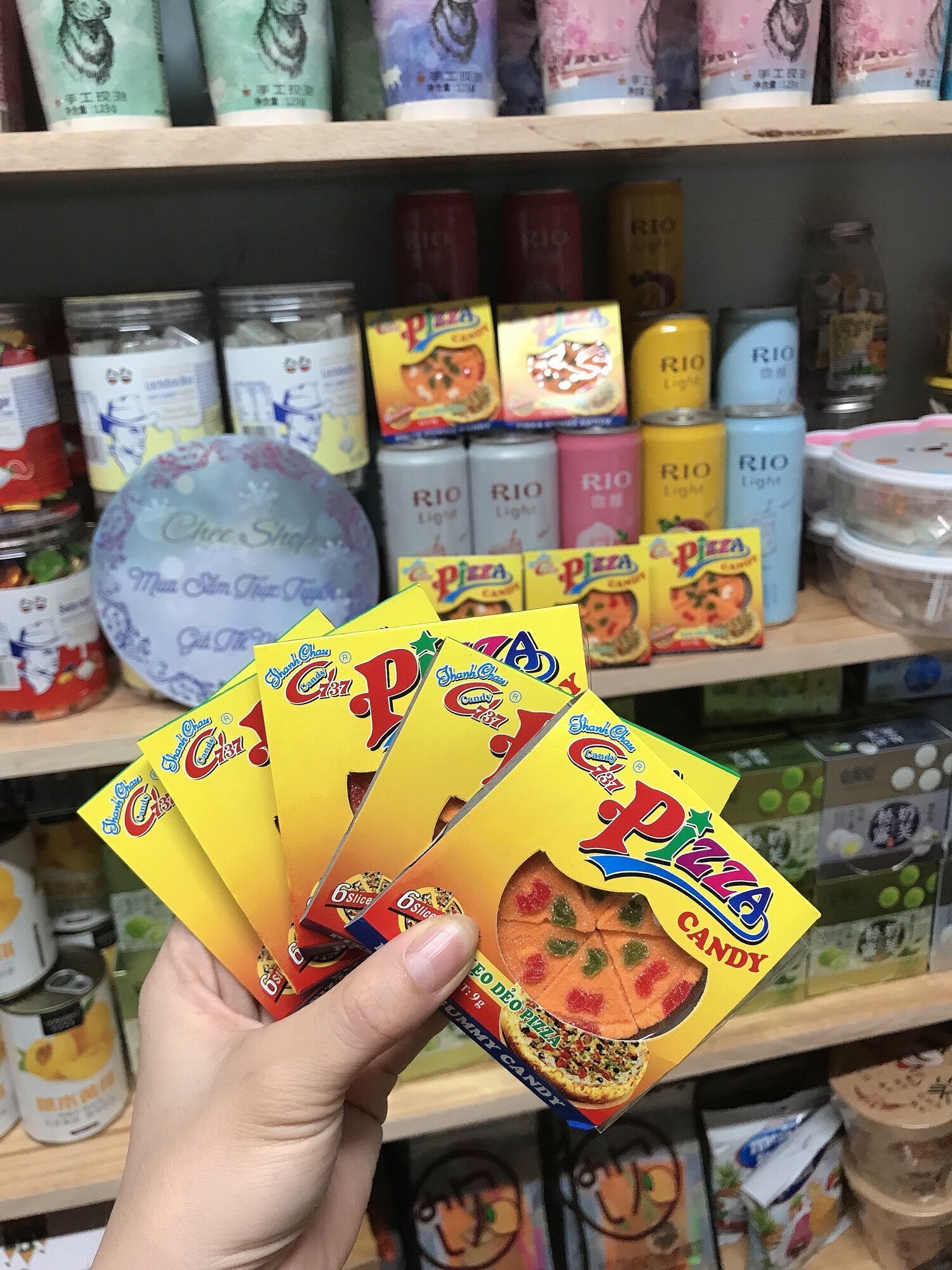 ComBo 10 Cái Kẹo Dẻo Hình Pizza🍕 (1 Cái 6 miếng )