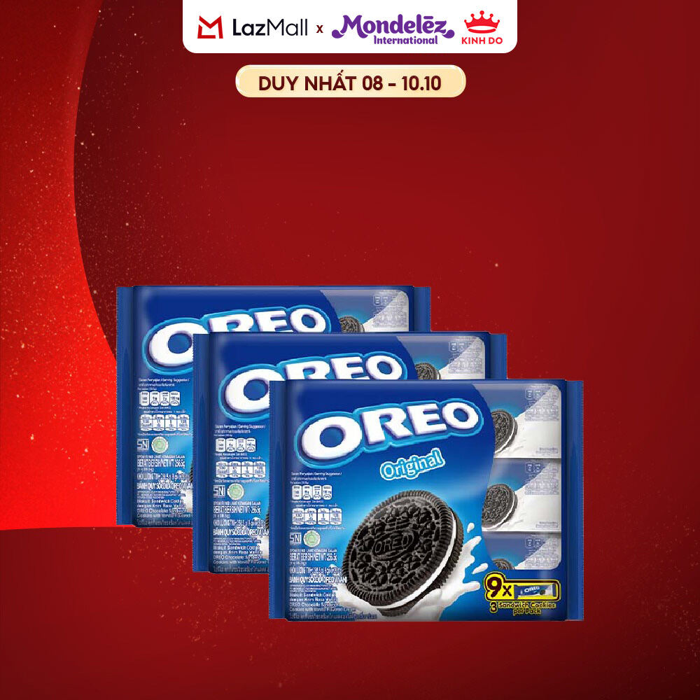 Bánh Quy Oreo Vị Vani, Combo 3 Gói X 248.4G