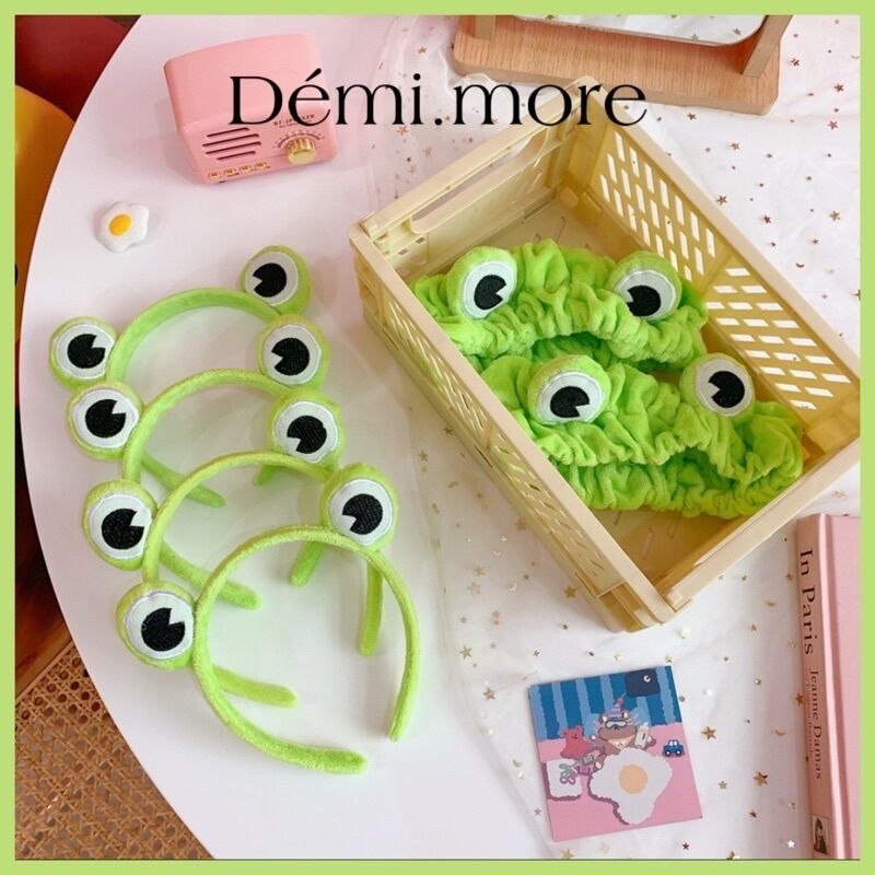 Cài tóc, bờm tóc con ếch xanh siêu cute dễ thương