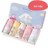 Sanrio | Bộ 5 Quần Lót Cotton Cho Bé Gái Nhân Vật Hoạt Hình Kuromi Giai Điệu Quần Đùi Thoáng Khí Quần Lót Trẻ Em Từ 7-13 Tuổi