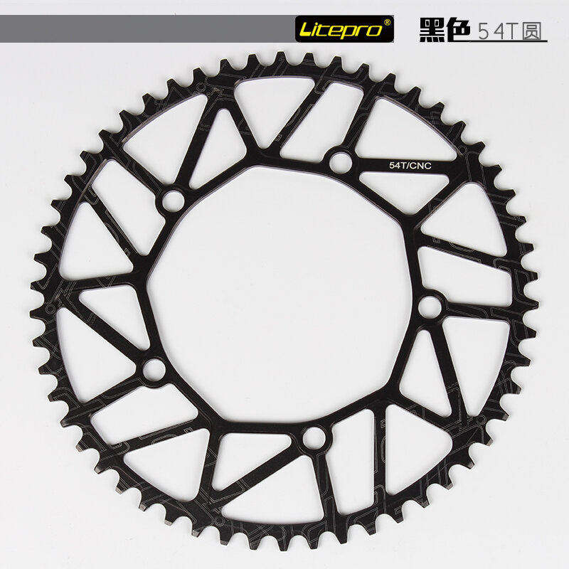 Đĩa Bánh Răng Tốt Và Âm Litepro 46/50 52T 54T 56 Răng 58 Xe Đạp Gấp Bánh Răng Bánh Răng Tay Quay Cải Trang