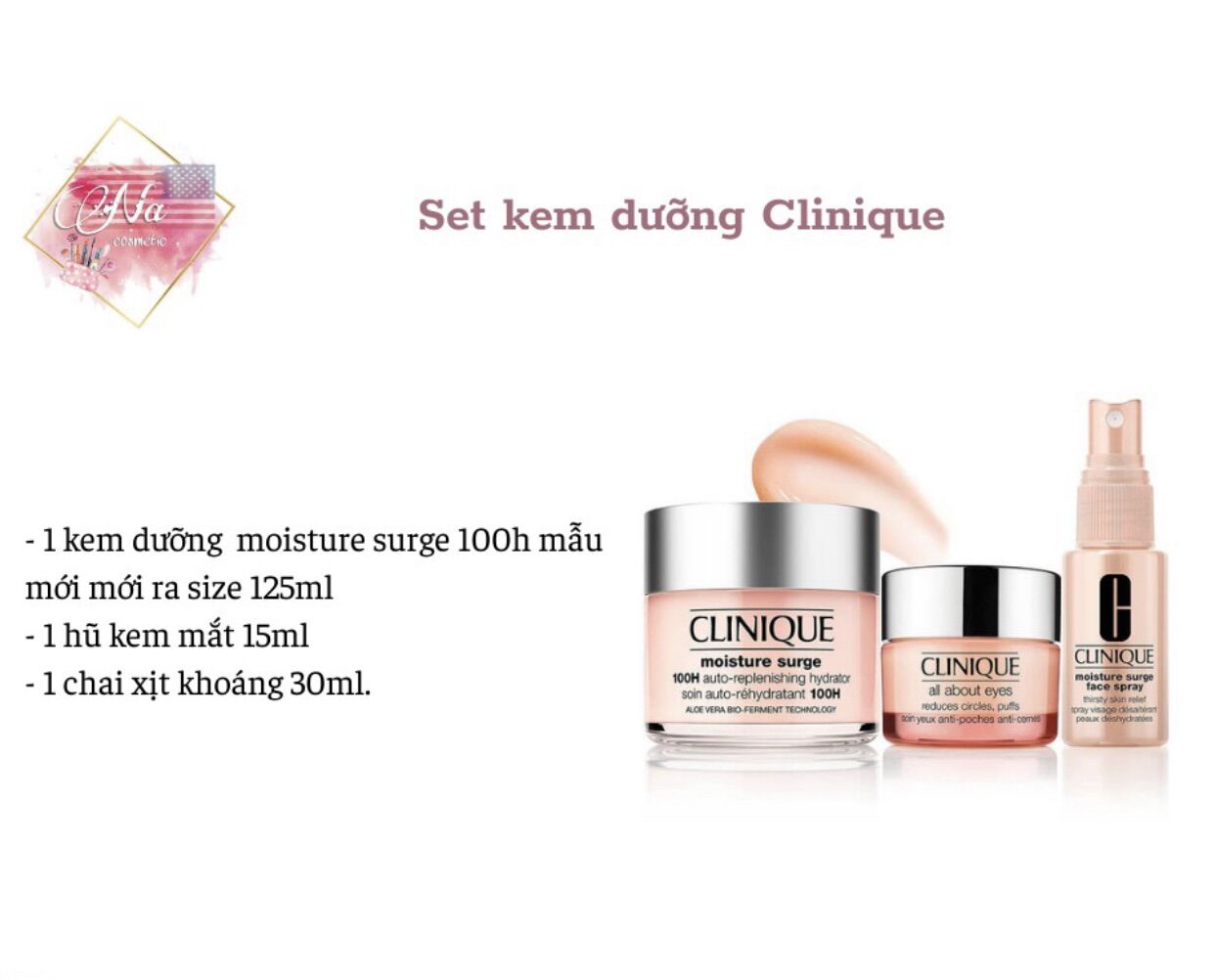 Set kem dưỡng Clinique