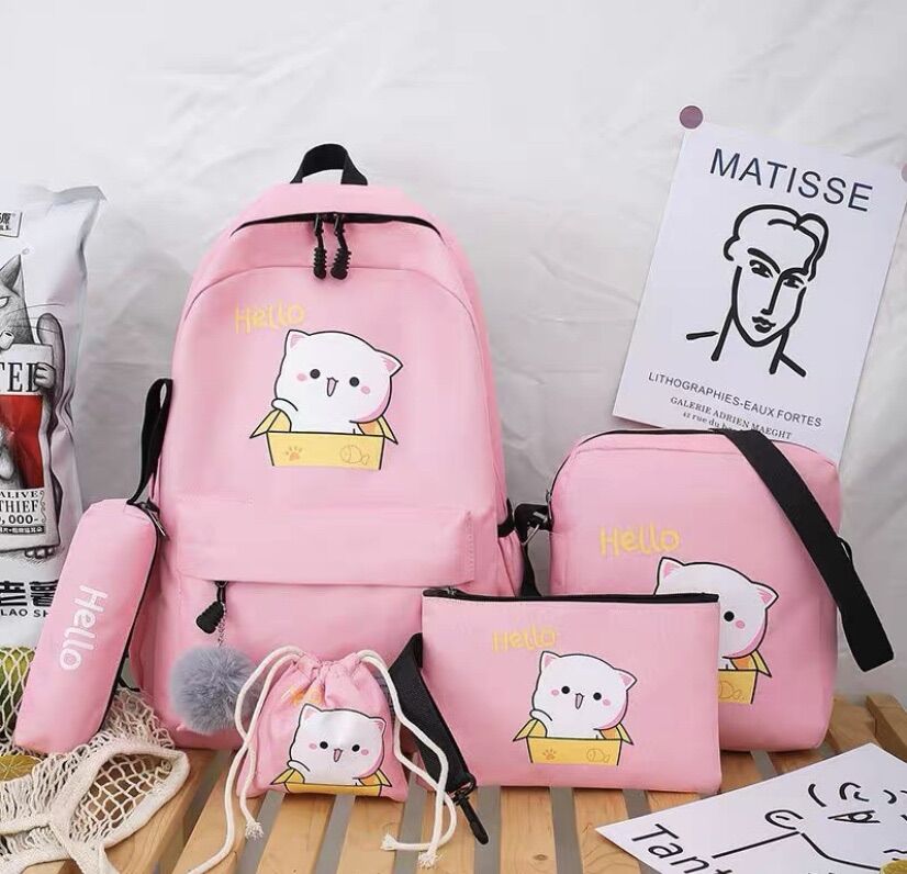 SET BALO 4 MÓN - MÈO HELLO VỪA A4