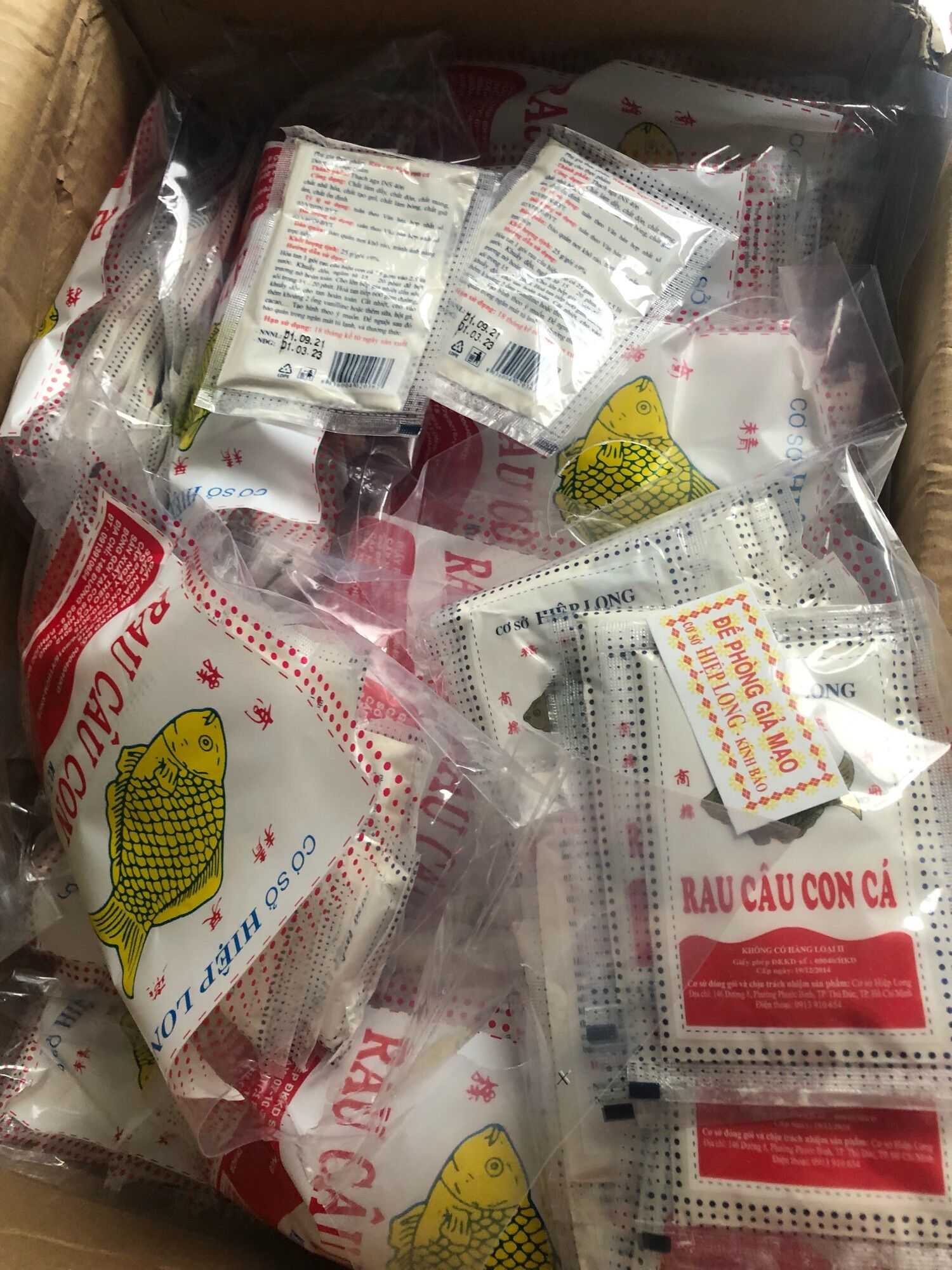 Rau câu giòn Con Cá Hiệp Long (gói 25gr)
