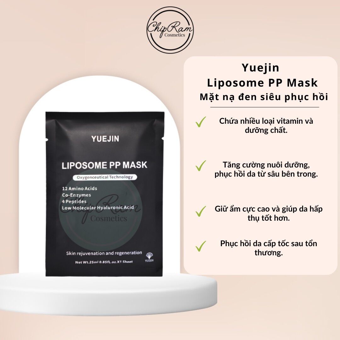 Mặt nạ tinh chất đa tầng liposome pp mask yuejin