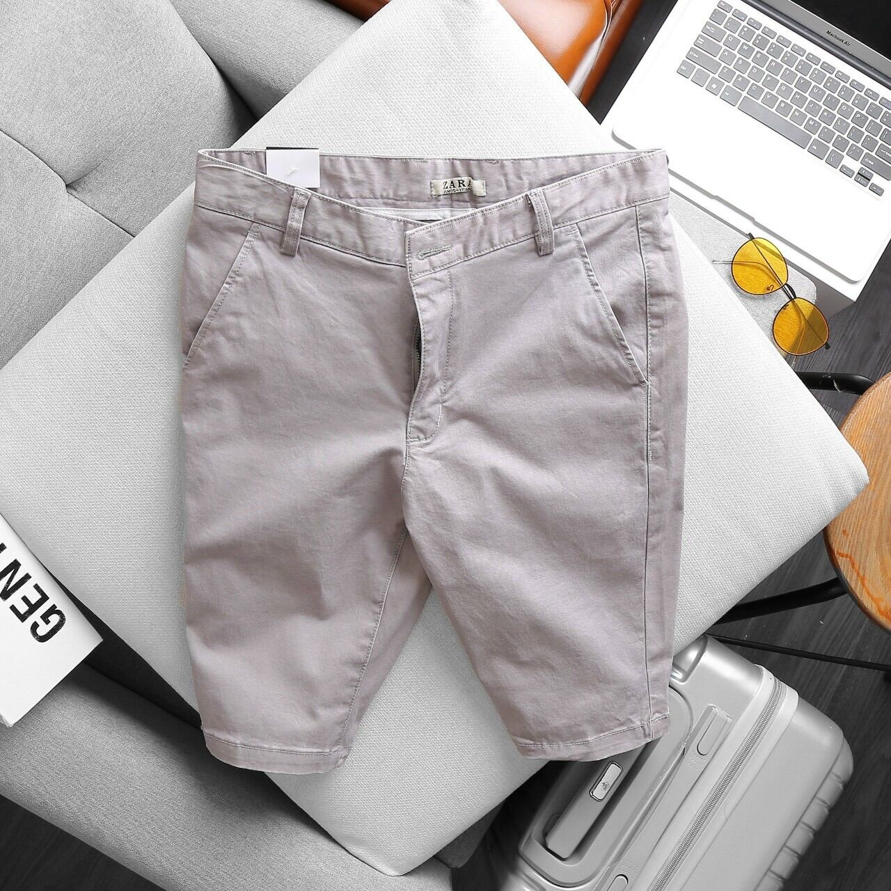 Quần short kaki ZARA nam cao cấp