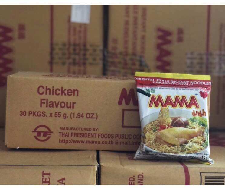 MÌ MAMA GÀ QUAY THÁI LAN 55G(THÙNG 30 GÓI)