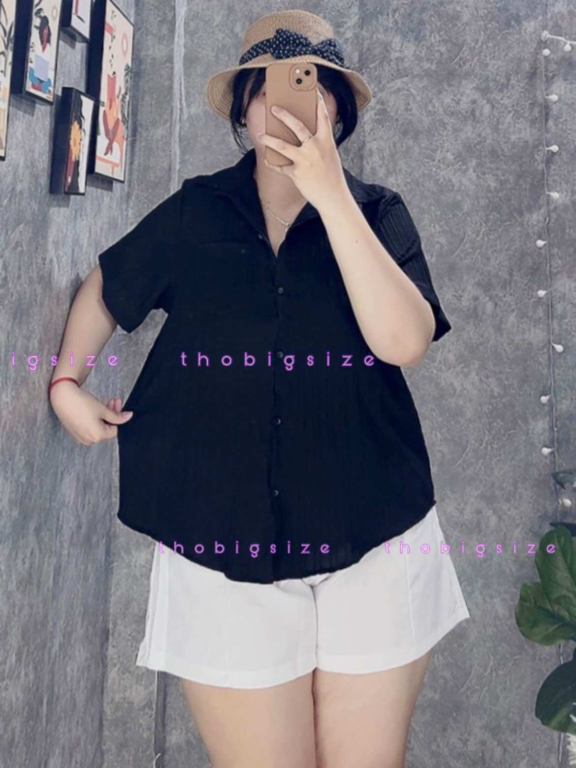 Áo Sơ Mi Đũi Bigsize 60-95kg (thobigsize)