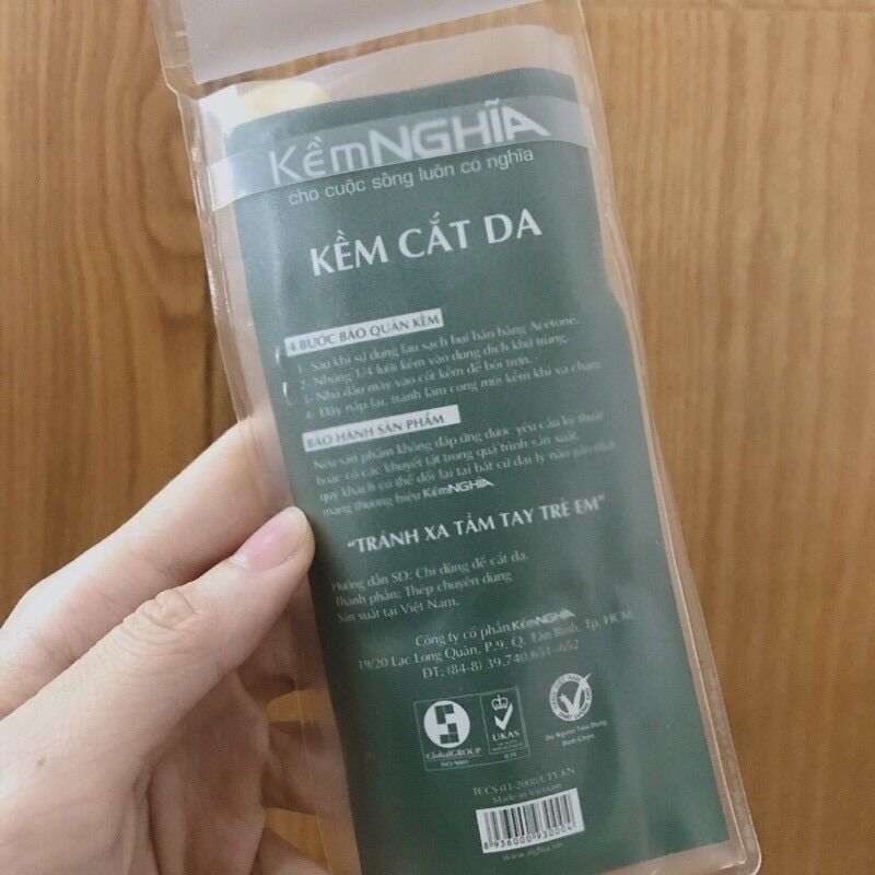 [HCM]Kềm cắt da kèm dũa (loại 2)