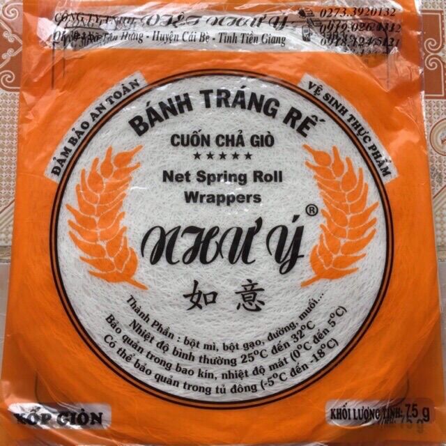 10 Túi bánh tráng rế giòn xốp - 200 lá bánh đa nem rế thơm ngon