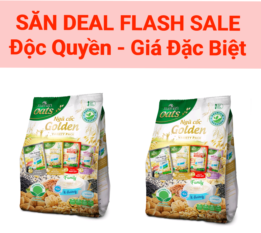 Ngũ cốc golden 4 vị xuân an 400g xuân an