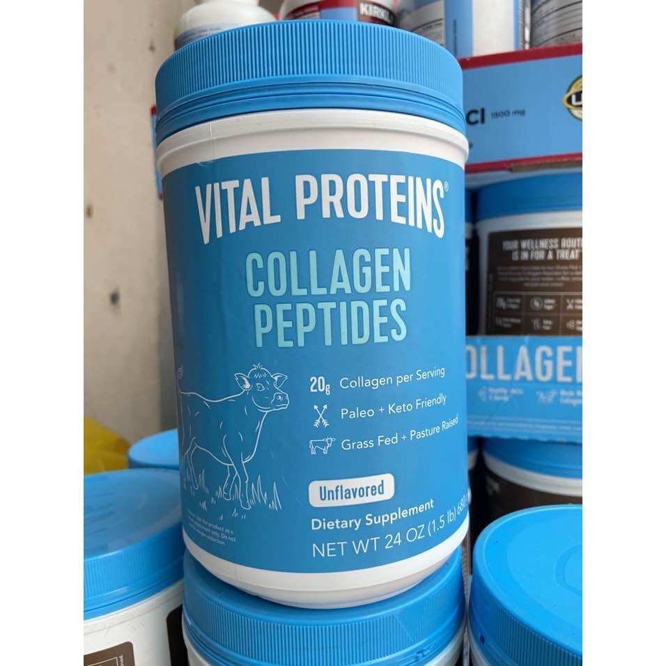 Bột pha uống Vital Proteins Collagen Peptides 680g ( Không vị)