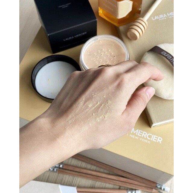 [Mini] Set Phấn phủ + Sáp nhũ mắt Laura Mercier Sephora
