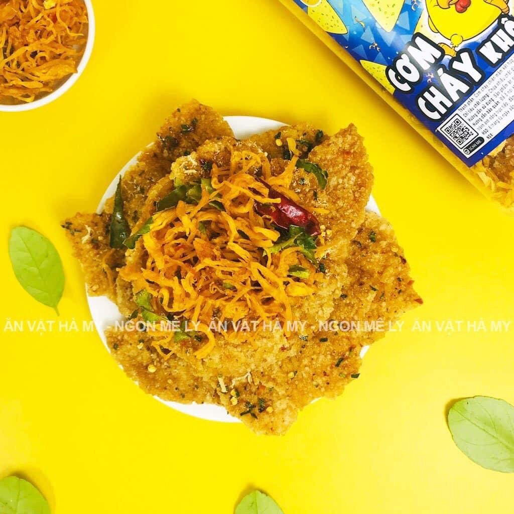 Cơm cháy mắm hành lắc khô gà hũ 270g