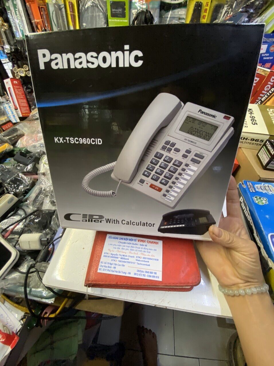 Điện thoại bàn Ppanasonic KX-TSC960cid