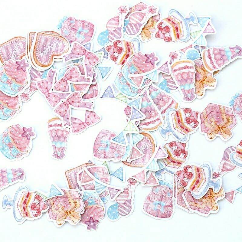 Set 70 sticker cute trang trí bullet journal dễ thương - Aimée Store