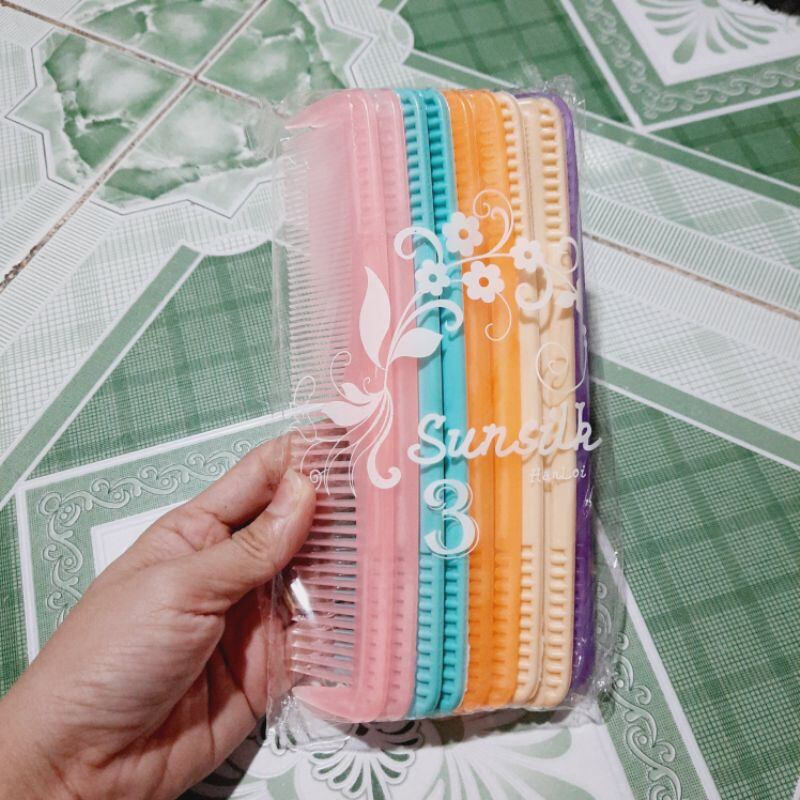 Combo 3 cây lược chải tóc Hán Lợi (19cm)