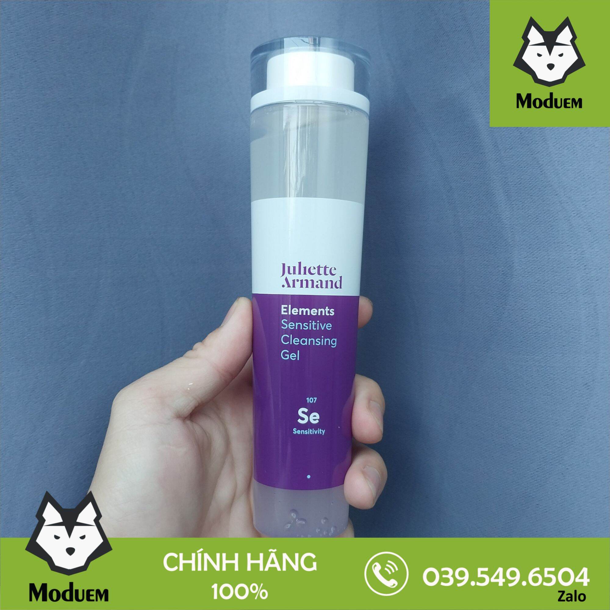 Gel Rửa Mặt Juliette Armand Sensitive Cleansing Gel Dành Cho Da Nhạy Cảm Và Da Vùng Mắt 210ml