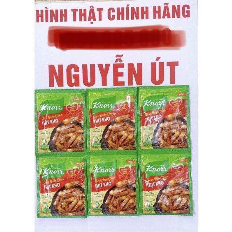 gia vị thịt kho knorr 6 gói x 28g