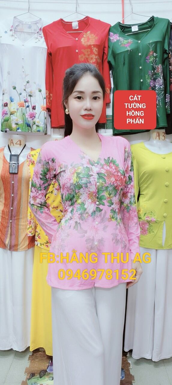 ÁO BÀ BA 5D MẪU CÁT TƯỜNG SIÊU PHẨM THUN LỤA 5D CỰC MÁT