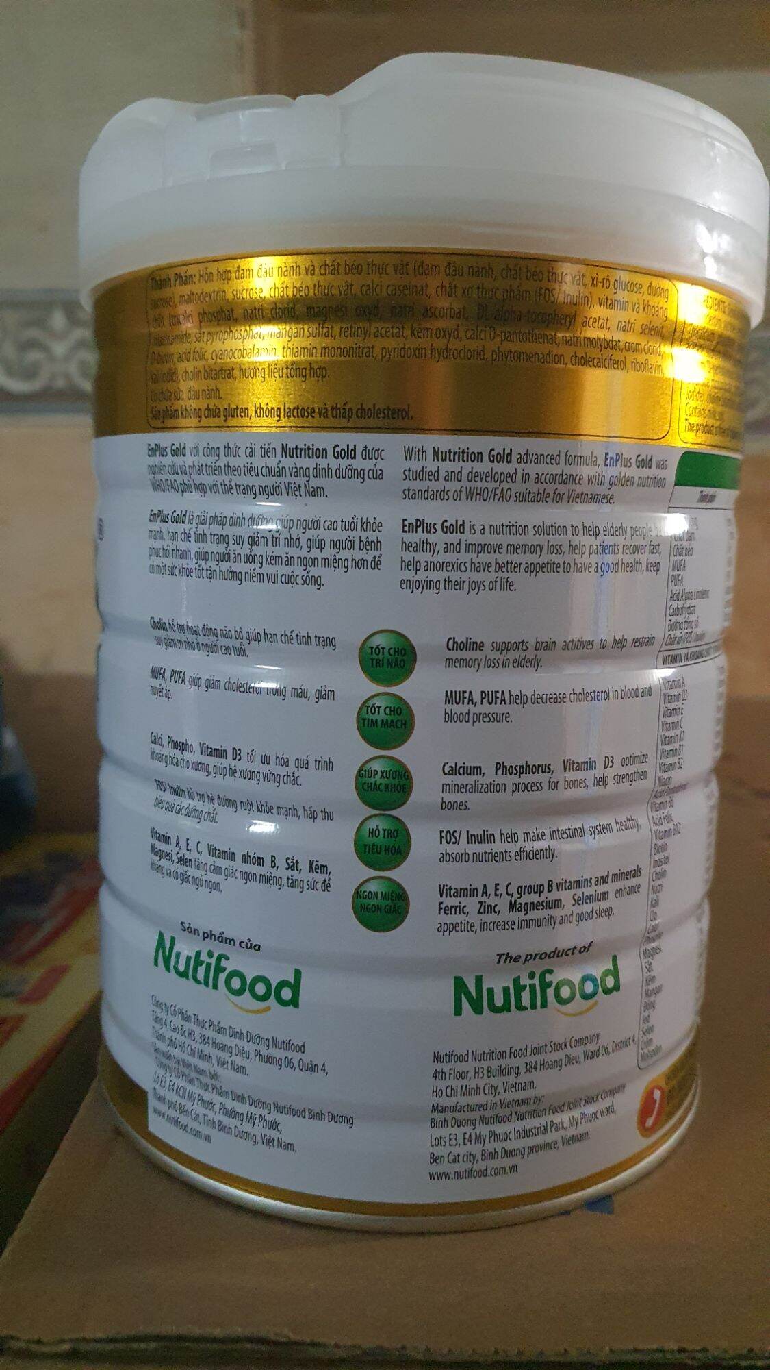 Sữa bột Enplus Gold 900g
