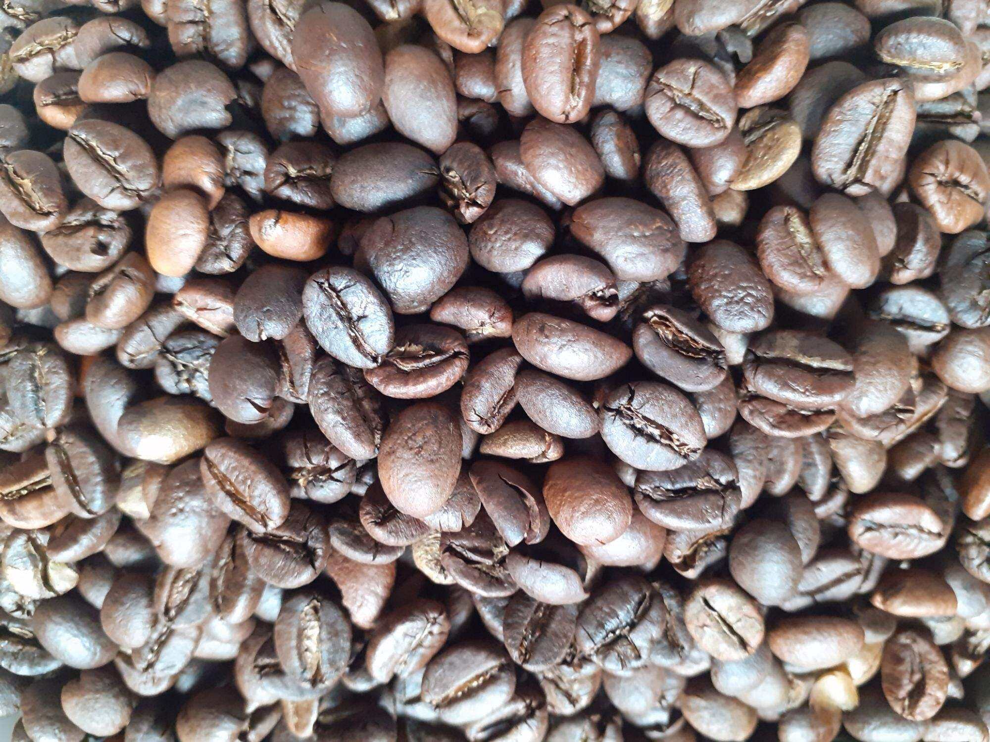 hạt cafe robusta (500gr rang vừa)