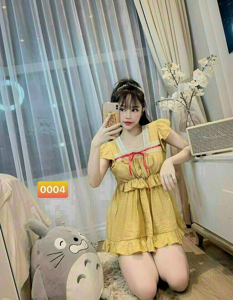 Bộ đùi tiểu thư thắt nơ dễ thương