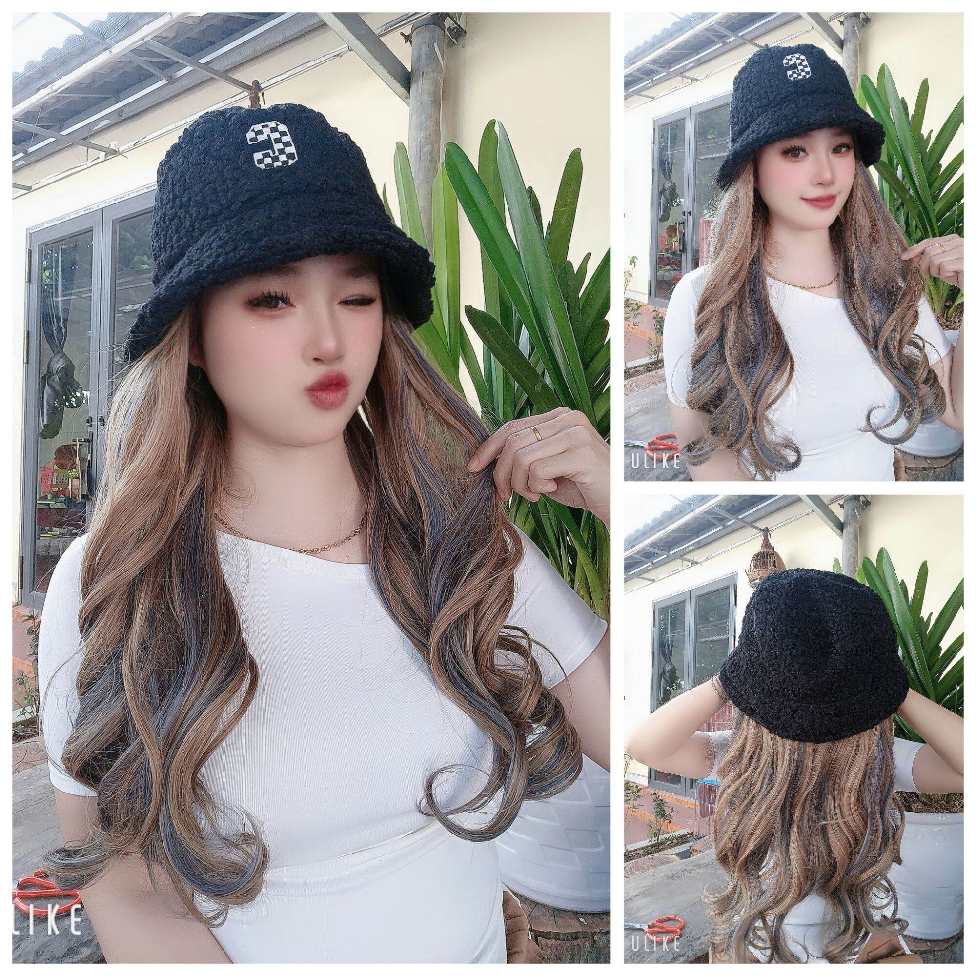 Tóc giả mũ kiểu mới