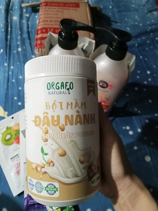 Mầm đậu nành nguyên xơ 5 hủ x500gr