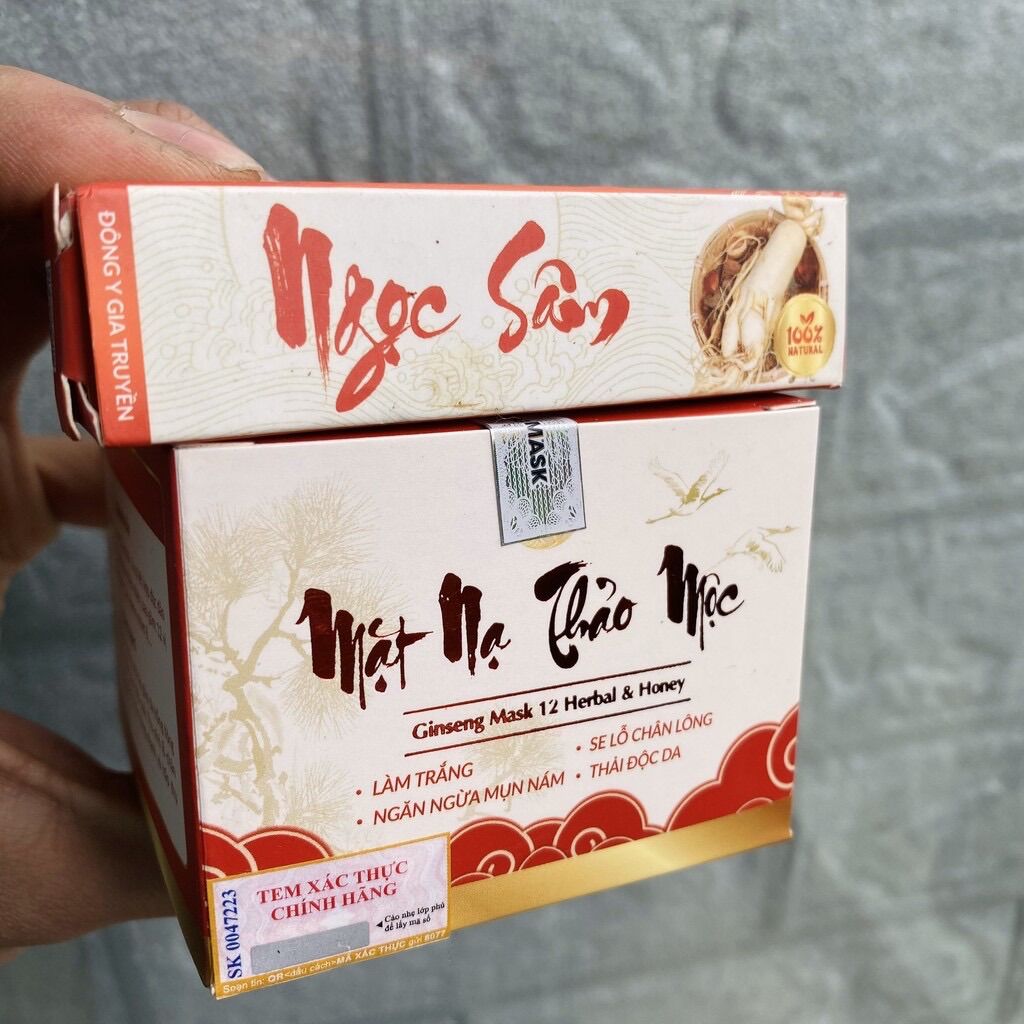 Bộ Ngọc Sâm Mini Mặt Nạ Pha Sẵn