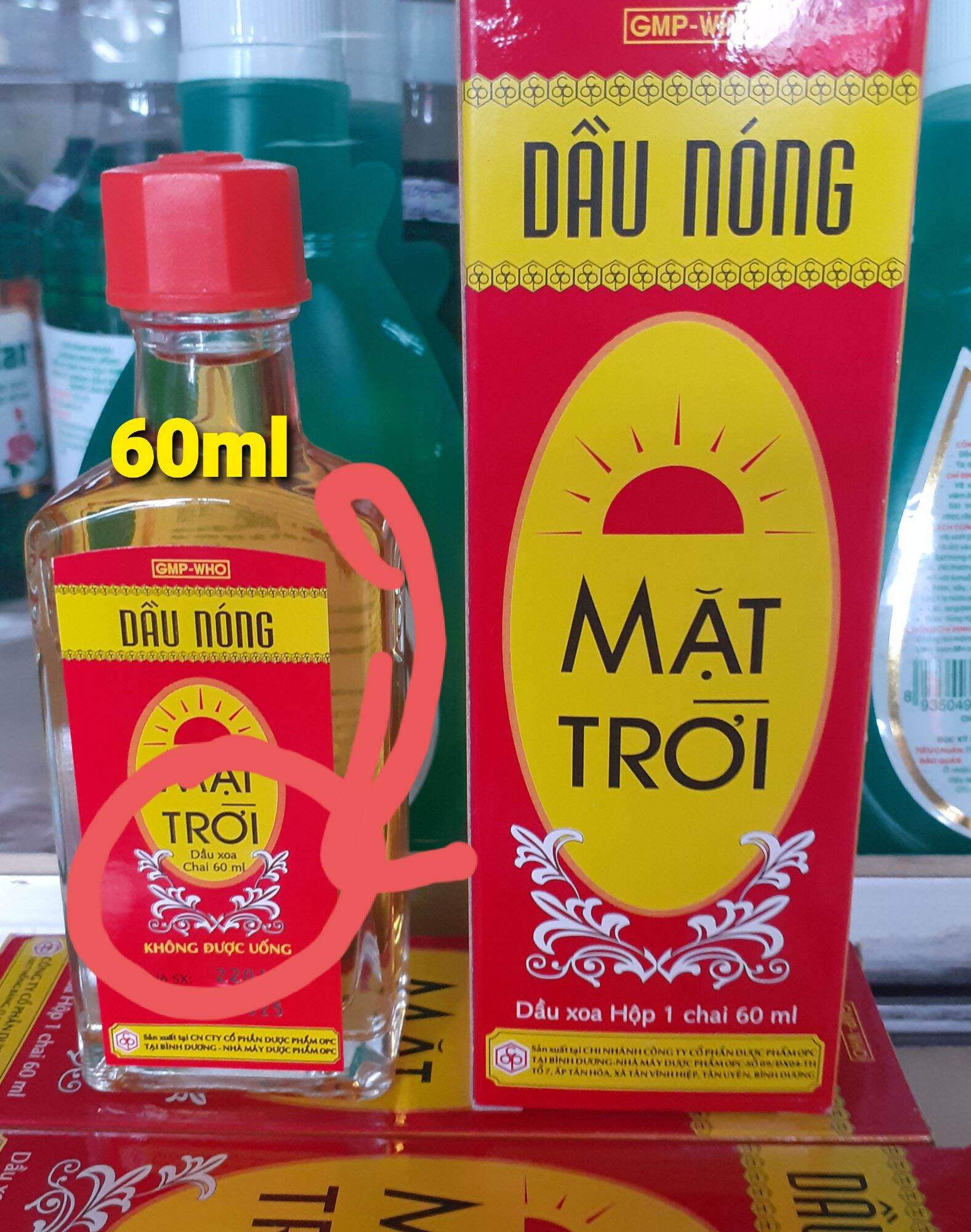 ĐẦU NÓNG MẶT TRỜI 1 CHAI 60ml