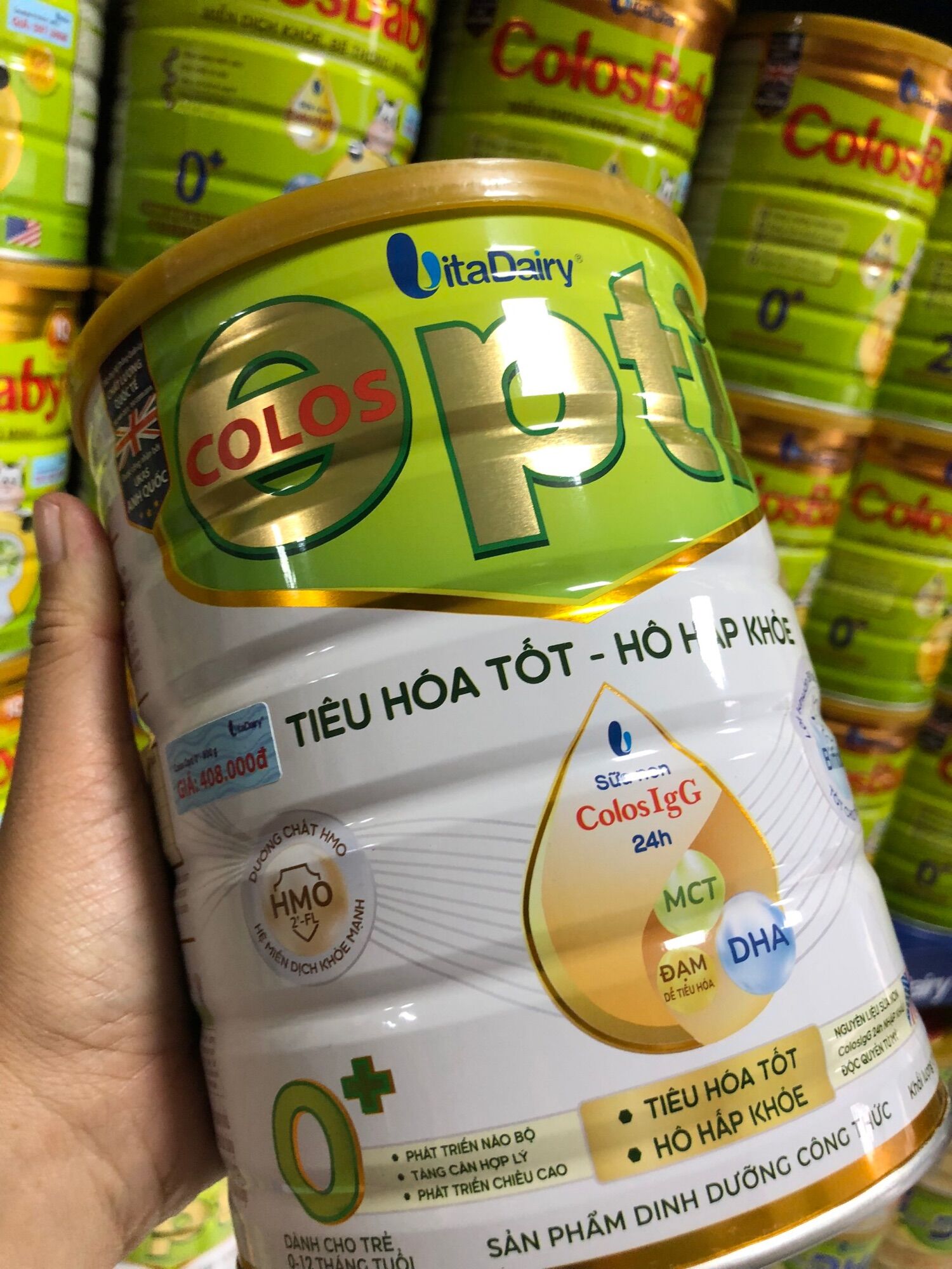 Sữa bột Colos Opti 1+ 800g ( Quét mã tích xu đầy đủ)