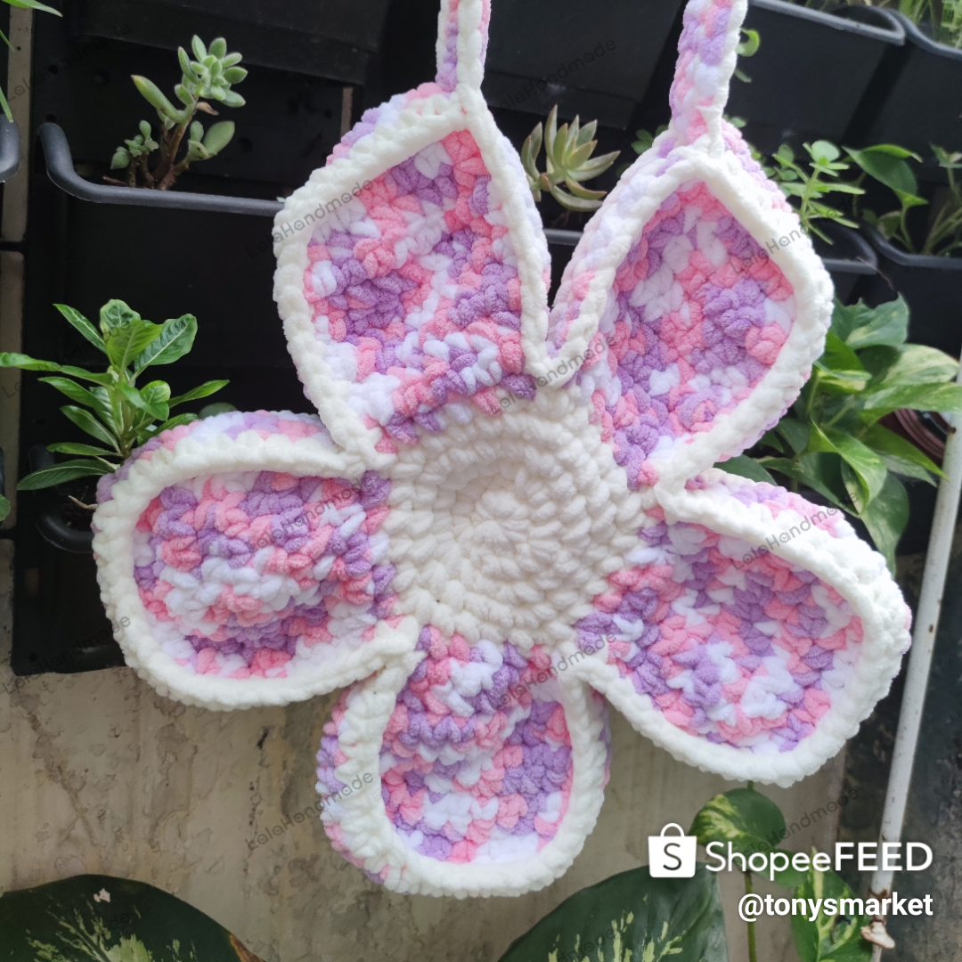 (Ảnh Thật) Túi Len Hoa - Bloom Flower Bag [ Màu và cách phối tùy chọn ]