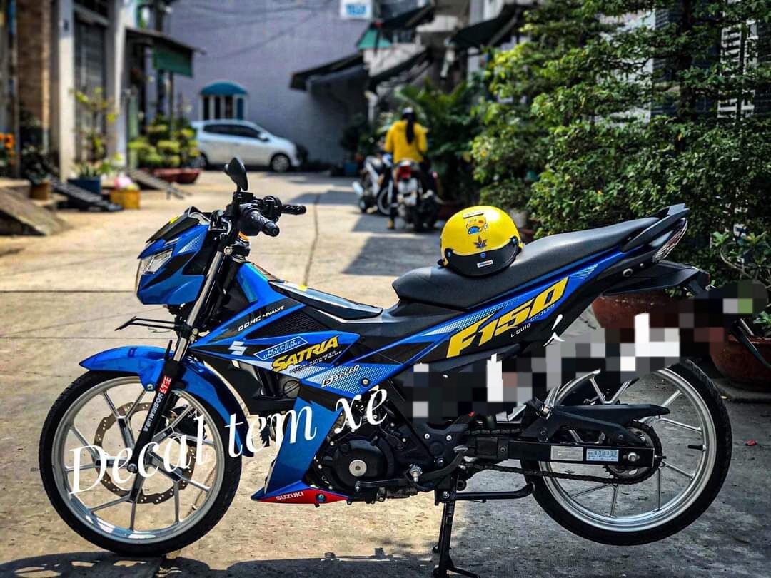 Tem rời satria xanh