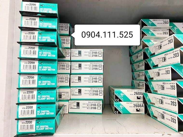 [HCM]Đồng hồ đo điện trở cách điện KYORITSU 3165 (500V/1000MΩ)