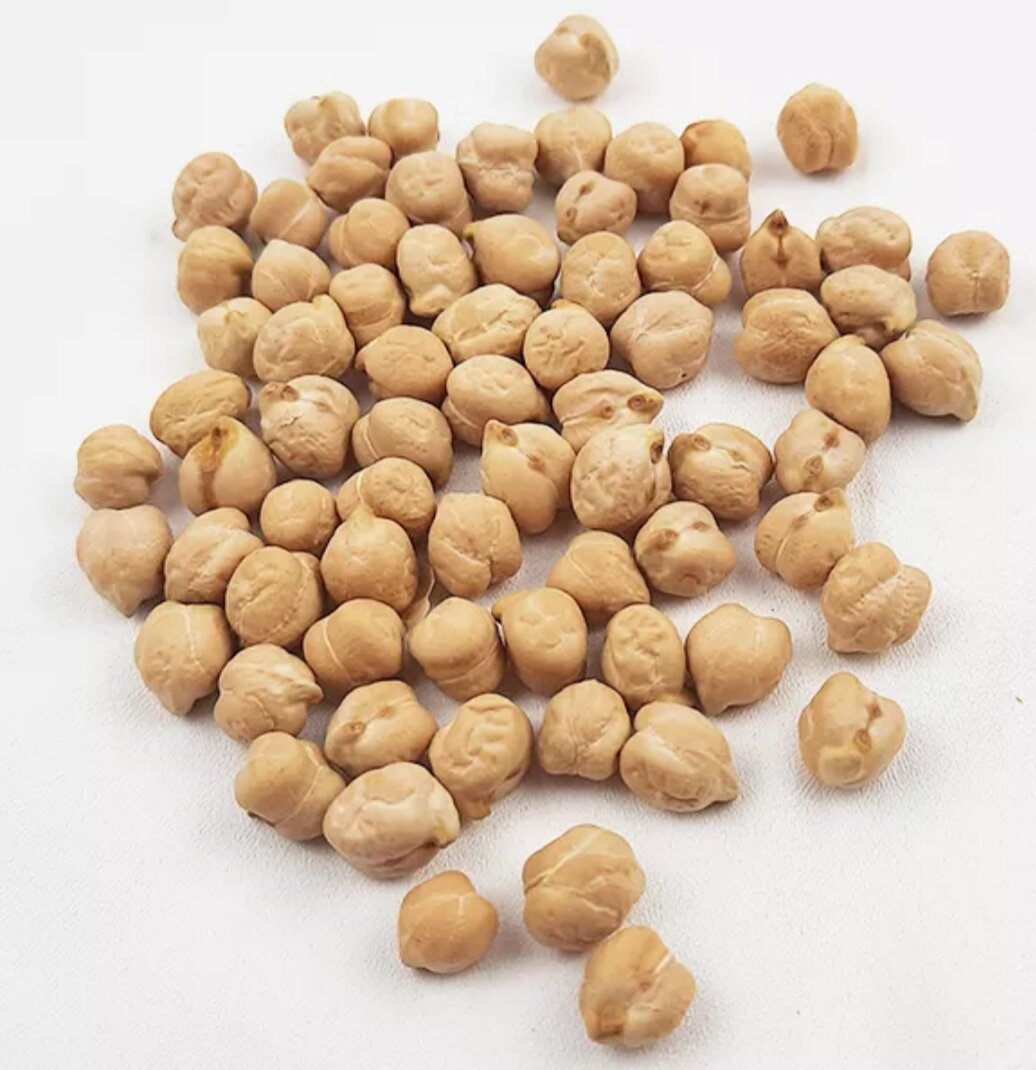 1kg đậu gà trắng hữu cơ loại 1 size lớn 9mm