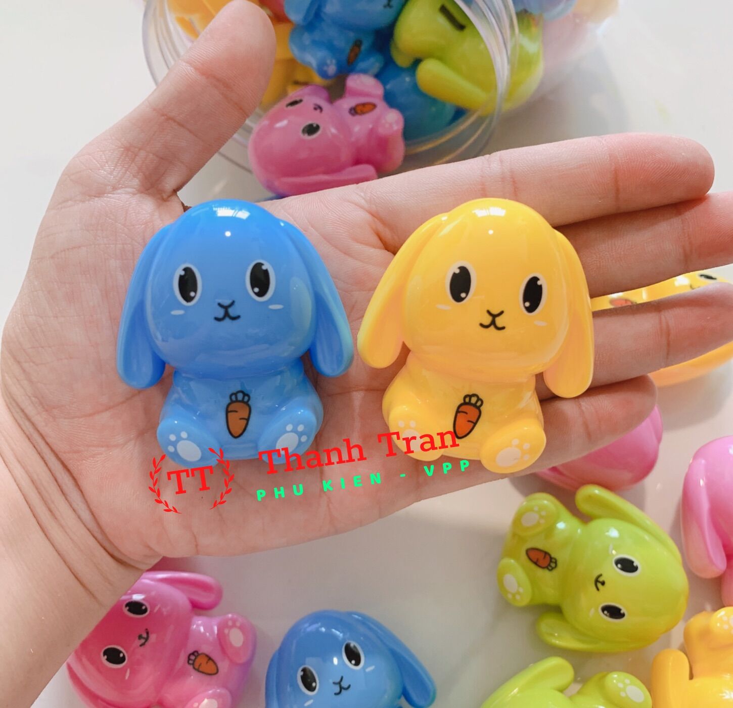 Gọt bút chì hình con thỏ