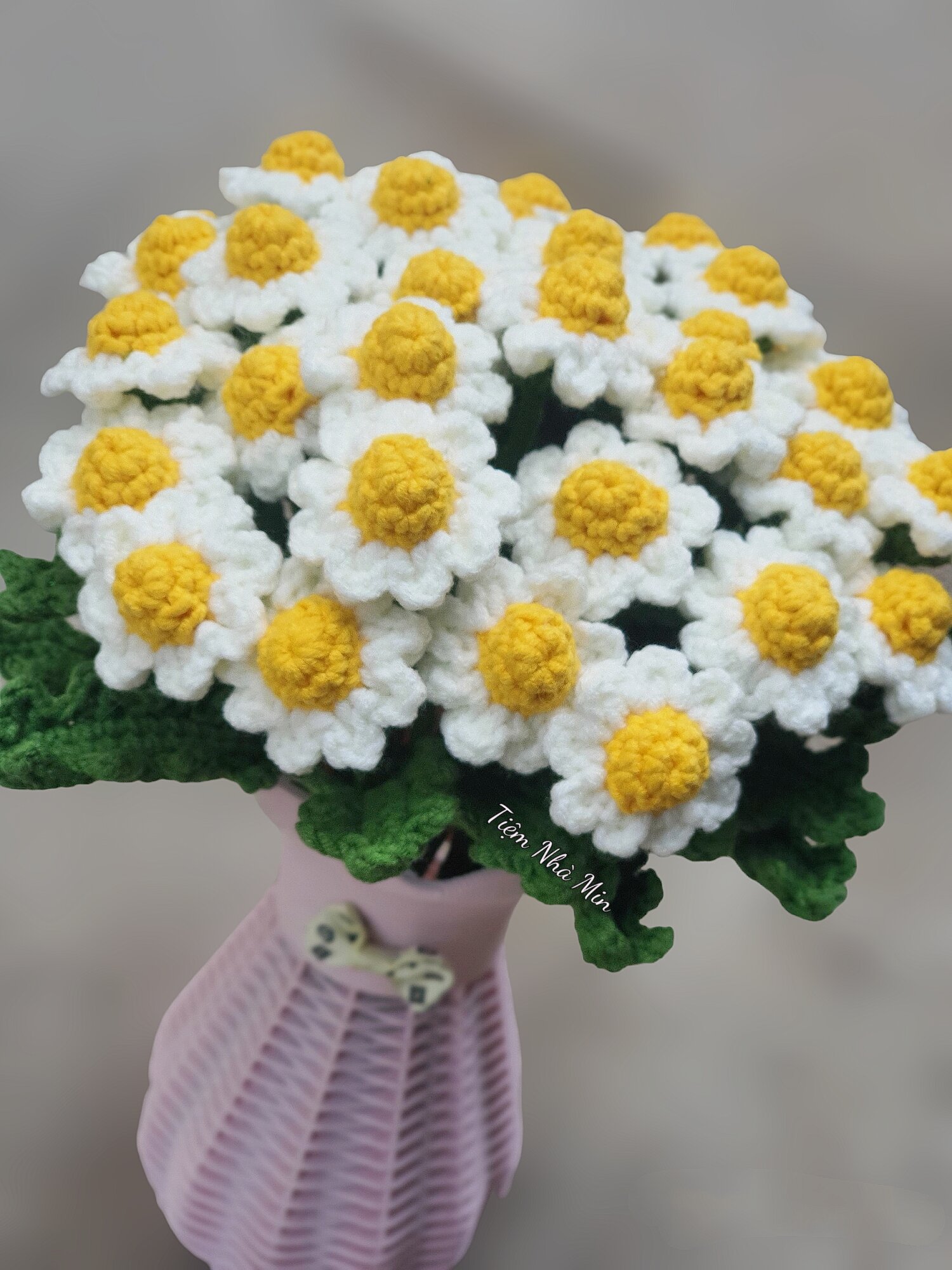 Cúc Họa Mi handmade bằng len - Chrysanthemum Crochet