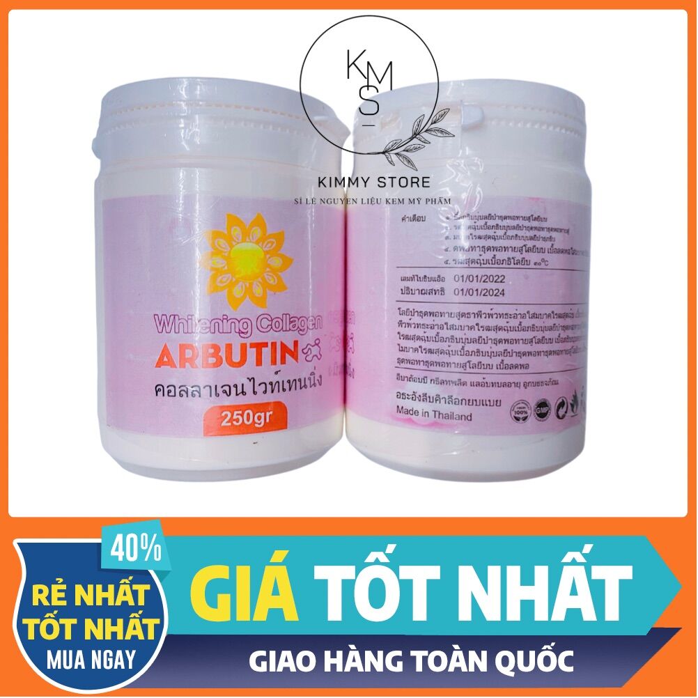Kem kích trắng Abutine 3C3 lẻ hộp 200g