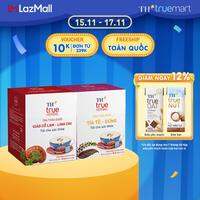Combo 2 hộp trà thảo dược  TH true HERBAL Giảo cổ lam – Linh chi & trà Tía tô – Gừng (40 gói)
