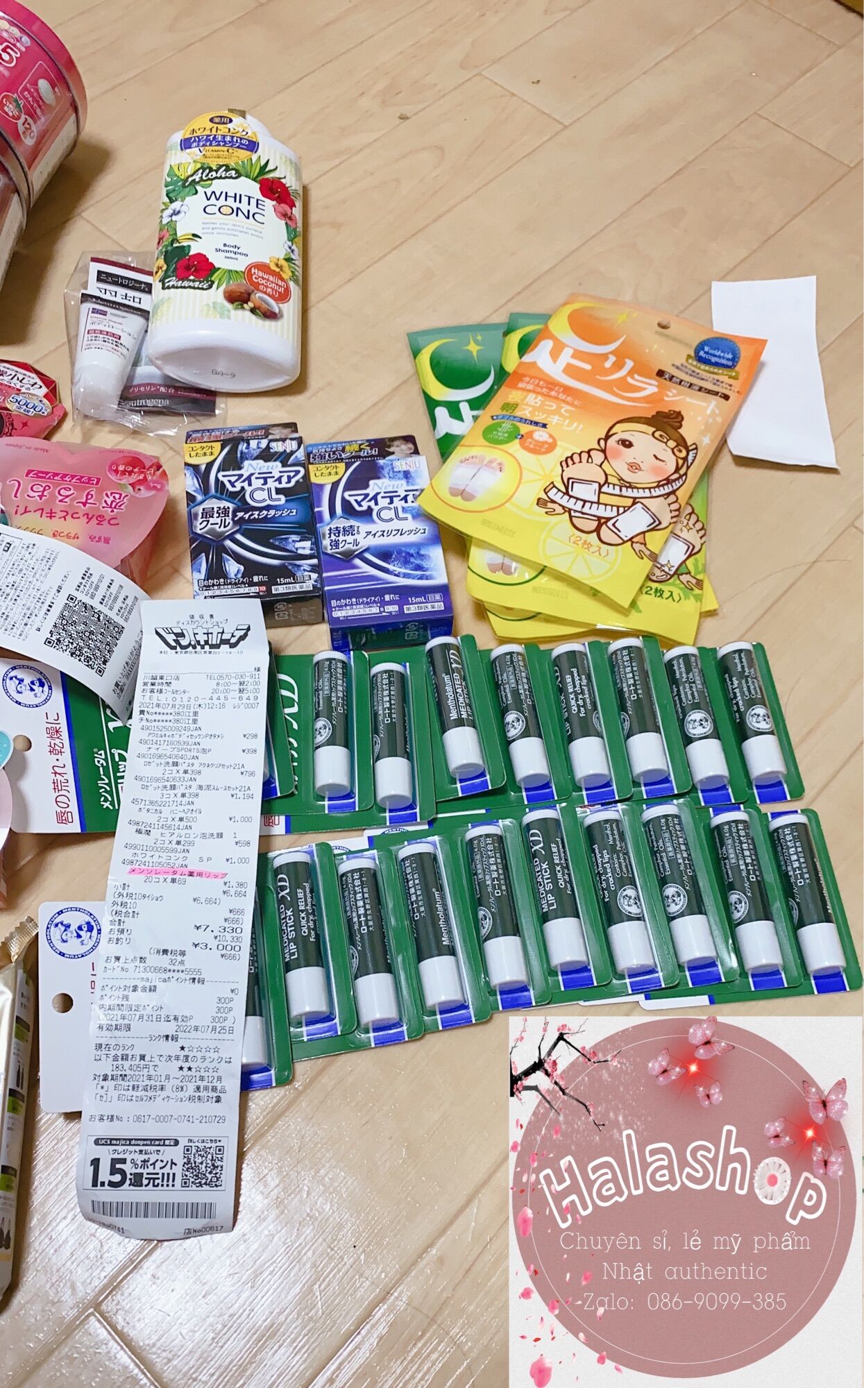 Son dưỡng mentholatum mùi bạc hà