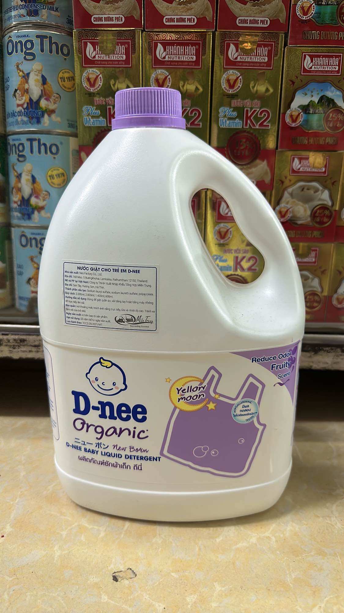 [NỘI ĐỊA THÁI] Nước Giặt Xả DNEE Thái Lan Can 3000ml