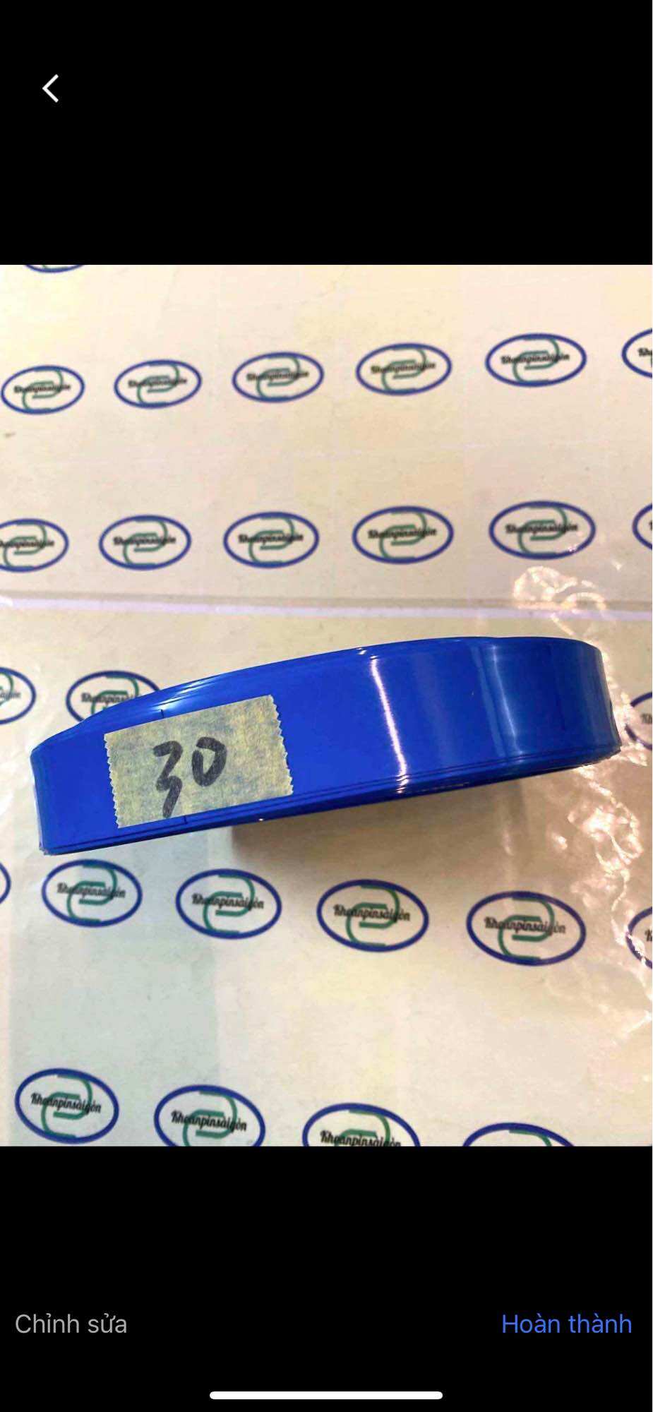 màng co size 30mm và 35mm bọc pin lithium, (1 mét-20 mét)
