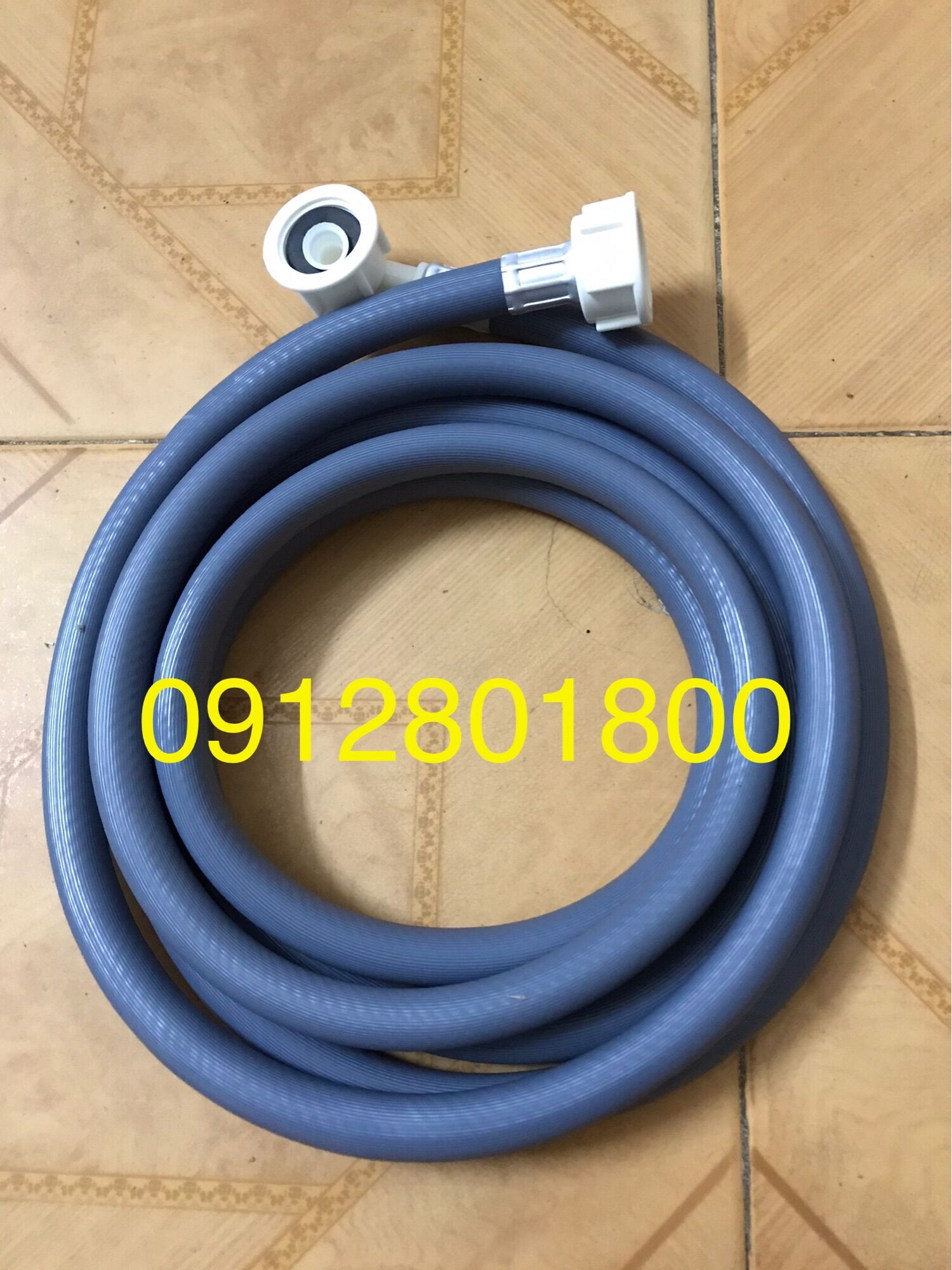Dây cấp nước máy giặt 2 đầu ren dài 3m 3 mét