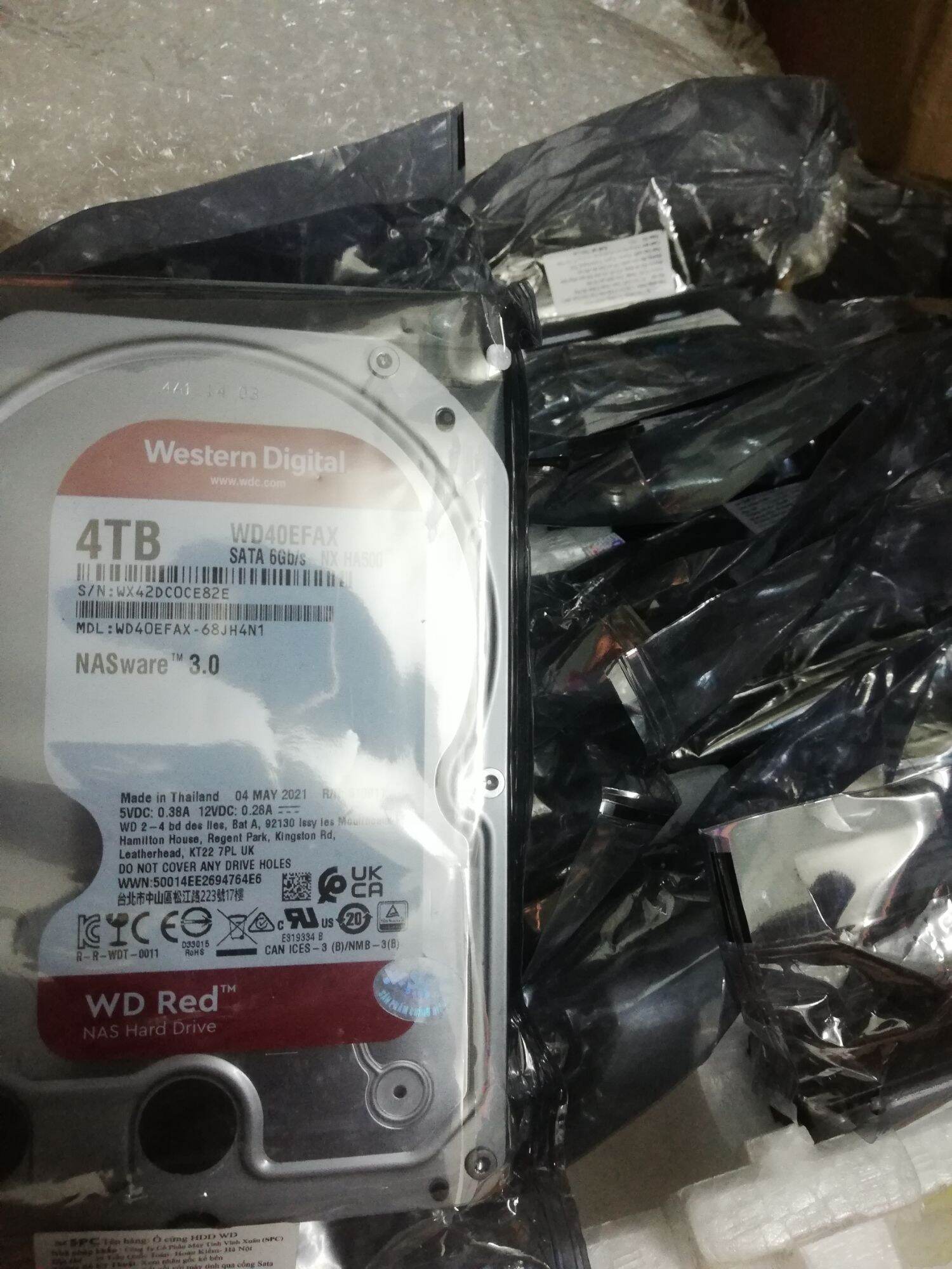 [HCM]Ổ cứng 4TB WD RED  chuyên dụng chạy 24/24