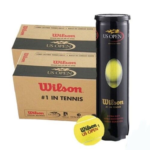 Thùng bóng tennis wilson us open 18 lon hộp 4trái