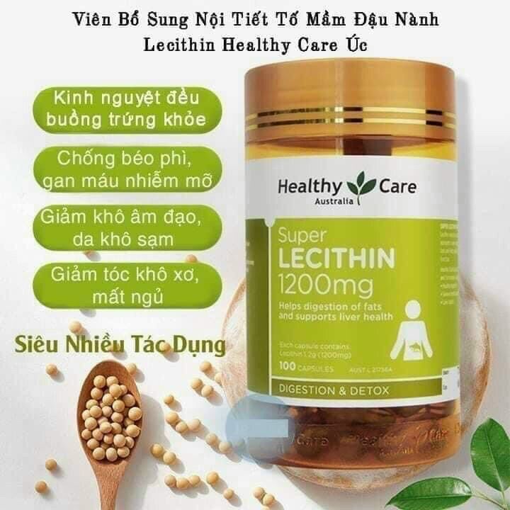 Mầm đậu nành Healthy Care 100viên