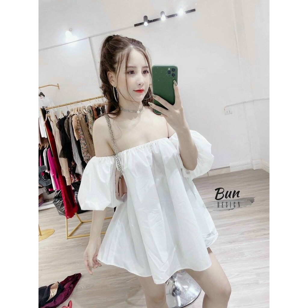 Áo tay bồng giả đầm siêu hot 19b