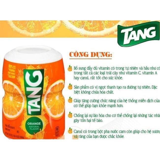Bột pha nước cam Tang 566g