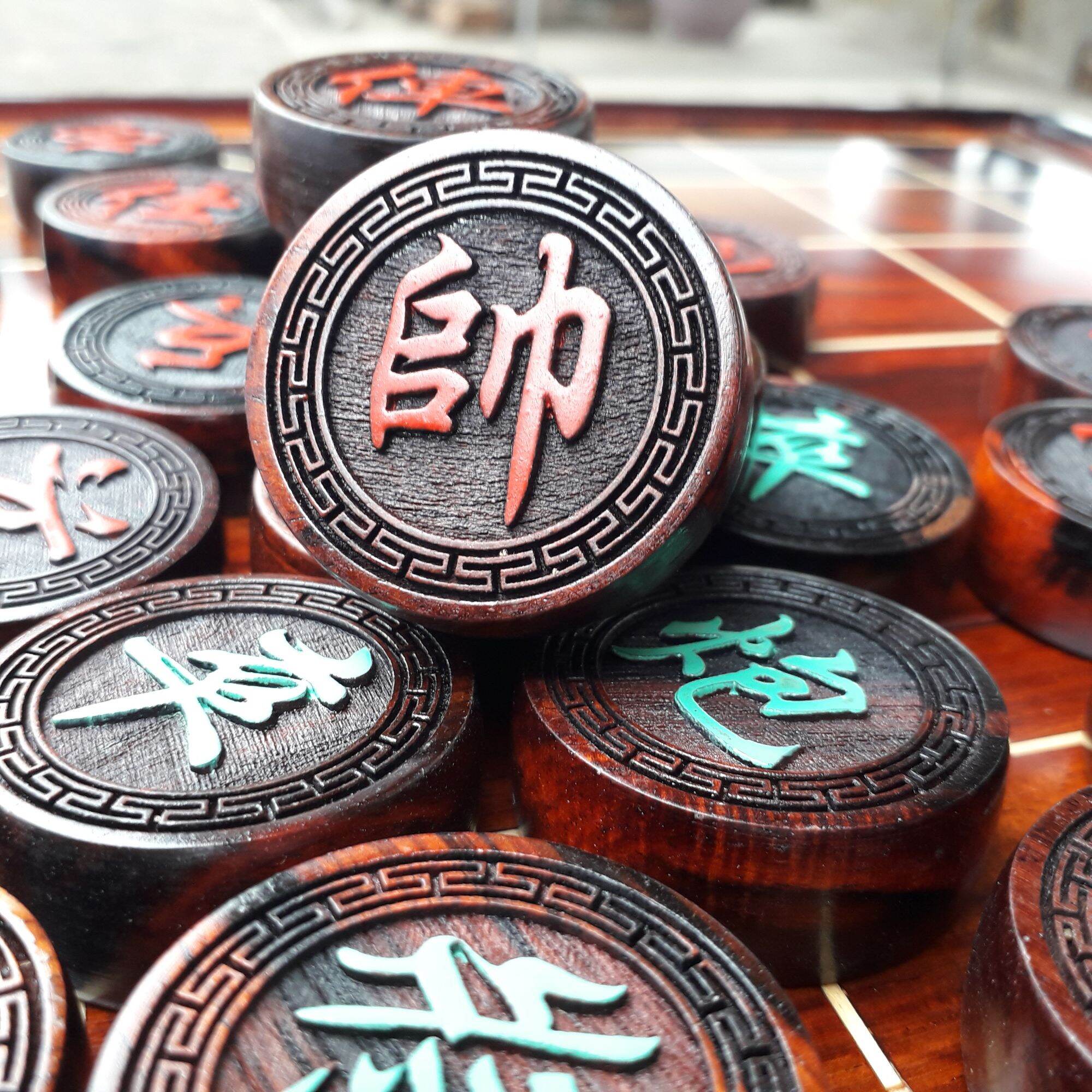 bộ quâ cờ tướng gô  trắc 4cm ( quân không bàn)